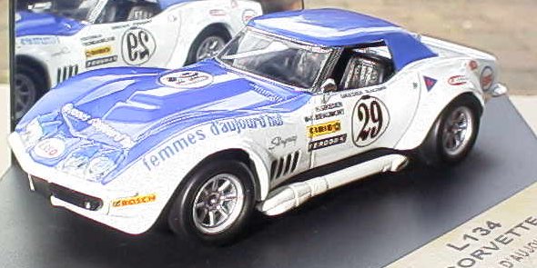 Miniature Chevrolet Corvette N°2 Arena – Le Mans 1971 – Échelle 1/43 (occasion)